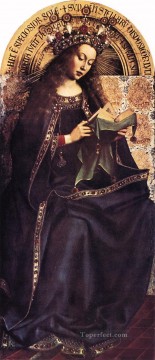 ヤン・ファン・エイク Painting - ゲントの祭壇画 聖母マリア ルネサンス ヤン・ファン・エイク